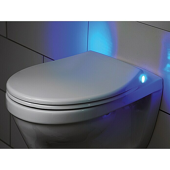 Poseidon WC-Sitz Shine (Weiß, Duroplast, Mit Absenkautomatik)