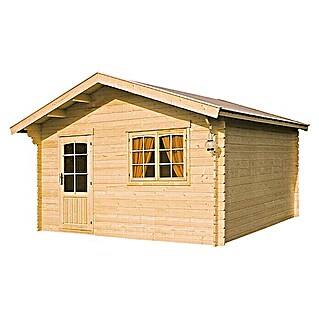 Caseta de madera Pekkala (Madera, Área: 15,2 m², Espesor de pared: 44 mm)