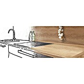 Resopal Basic Kuhinjska radna ploča po mjeri (Mountain Oak, Maksimalna dimenzije rezanja: 365 cm, Debljina: 3,8 cm, Širina: 60 cm)
