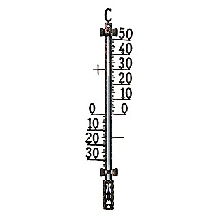 TFA Dostmann Termómetro para exterior (Indicador: Analógico, Altura: 27,5 cm, Metal, Color de cobre)