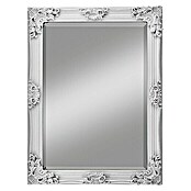 Kristall-Form Spiegel met lijst Maja (62 x 82 cm, Wit)