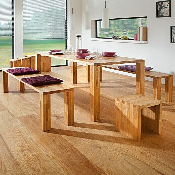 techo Actor rápido Exclusivholz Aspen Tablero de mesa (Roble, 180 x 80 x 3,2 cm) | BAUHAUS