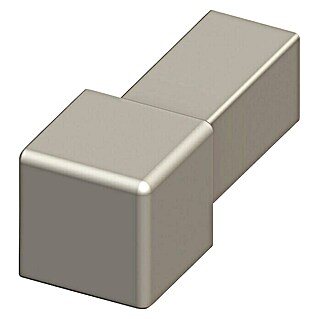 Vierkante hoek (Aluminium, Titanium, Hoogte: 10 mm)
