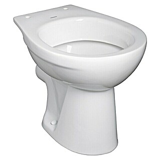 Camargue Sydney Stand-WC (Mit Spülrand, Ohne Spezialglasur, Spülform: Tief, WC Abgang: Waagerecht, Weiß)