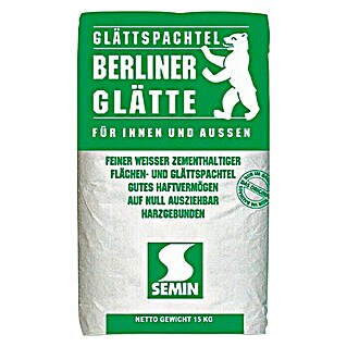 Berliner Glätte Flächen- & Glättspachtel Berliner Glätte (15 kg, Imprägniert)