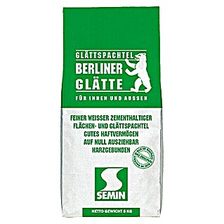 Berliner Glätte Flächen- & Glättspachtel Berliner Glätte (5 kg, Imprägniert)