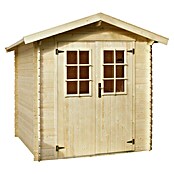 Drvena kućica Mikka (Drvo, Površina: 3,6 m², Debljina stijenke: 19 mm, Dvostrešni krov)