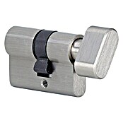 Diamond Doors WC-Knopfzylinder (Aluminium EV1, Tür nach außen öffnend, Geeignet für: Ganzglas-Drehtüren)