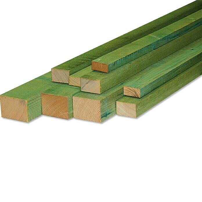 Rahmenholz (200 x 5,8 x 3,8 cm, Fichte/Tanne, Imprägniert)