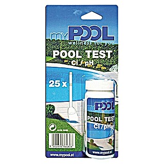 myPool Chlor- & pH-Teststrips (Jeweils 50 Strips)