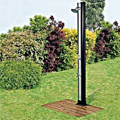 myPool Ducha solar Exclusivo (Altura: 2,15 m, Diámetro rociador: 16, Cabeza de ducha móvil)