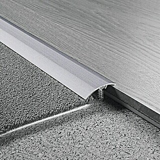 LOGOCLIC Anpassprofil 205 (Edelstahl matt, 0,9 m x 37 mm, Montageart: Schrauben)
