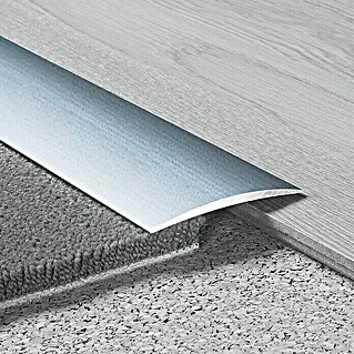 LOGOCLIC Übergangsprofil 130 (Silber, 2,7 m x 30 mm x 3,9 mm, Montageart: Kleben)