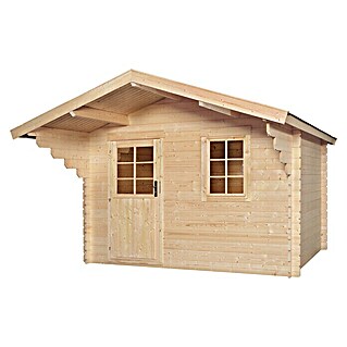 Caseta de madera Stockholm (Madera, Área: 7,5 m², Espesor de pared: 28 mm)