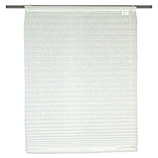 HOME Fashion Plissee-Rollo (45 x 140 cm, 100 % Polyester, Weiß)
