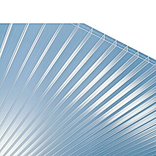 Plexiglas®-Stegplatte (200 cm x 98 cm x 16 mm, Acrylglas (PMMA), Hagelfest)
