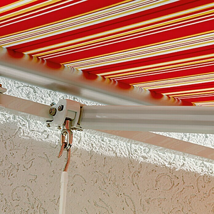 Sunfun Zglobna tenda Multicolor (Crveno / žuto, Širina: 3 m, Izvlačenje: 2 m)