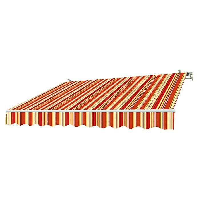 Sunfun Zglobna tenda Multicolor (Crveno / žuto, Širina: 3 m, Izvlačenje: 2 m)