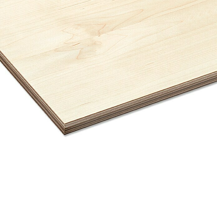 9,9€/m² Holzplatte 1 Platte Sperrholz Multiplex Birke  4mm 50 x 30 cm 