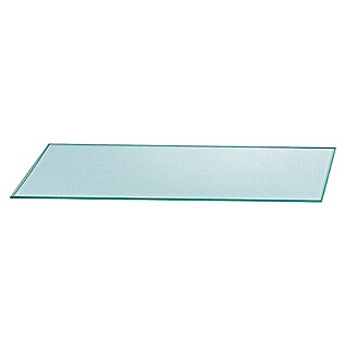 Kristall-Form Staklena polica za kupaonicu (50 x 14 cm, Debljina: 6 mm)