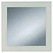 Kristall-Form Siebdruckspiegel Toba (Opal, 45 x 45 cm)