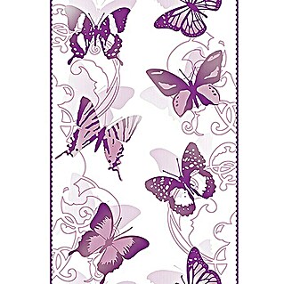 AS Creation Designpanel pop.up (Schmetterlinge, Violett/Weiß, 35 cm x 2,5 m)
