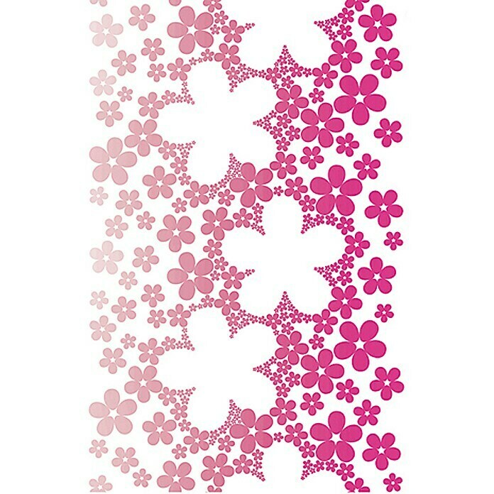 AS Creation Samoljepljiva pločica (Cvijeće posvuda, Ružičasto/bijelo, 35 cm x 2,5 m)