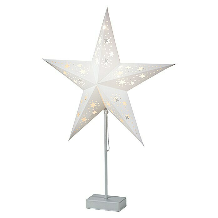 Tween Light Led-ster staand (Binnen, 10 lampen, Diameter: 45 cm, Crème, Papier)