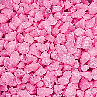 Deko-Steine (Pink, Korngröße: Ø 9 - 13 mm, 500 ml)