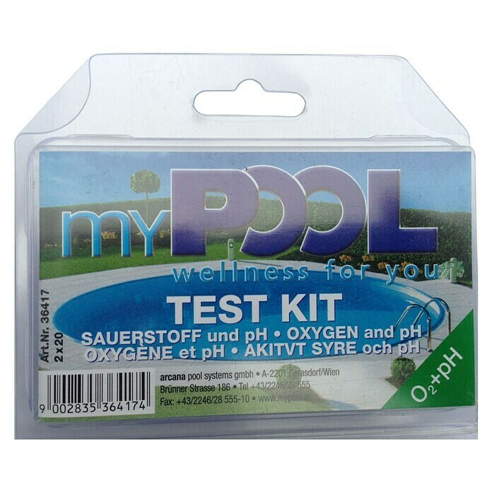 myPool Tester razine kisika i ph-razine u bazenu (Prikladno za: Analiza vode, Analogno)