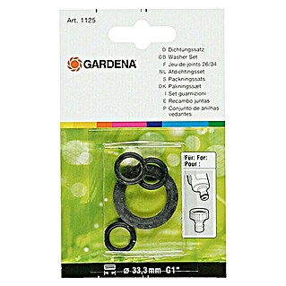 Gardena Dichtungssatz (Passend für: Gardena Hahnstück 902-20/902-50, Gewindegröße Wasserhahn: 33,3 mm (G 1″))