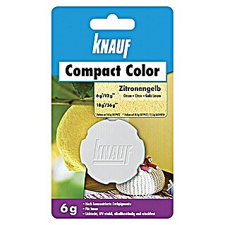 Knauf Putz-Abtönfarbe Compact Color (Zitrone, 6 g)