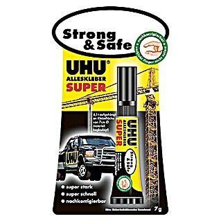 UHU Univerzalno višenamjensko ljepilo Super Strong & Safe (7 g, Tuba)