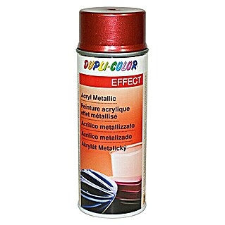 Dupli-Color Effect Pintura acrílica en spray Metalizado (Rojo metálico, Mate sedoso, Secado rápido, 400 ml)