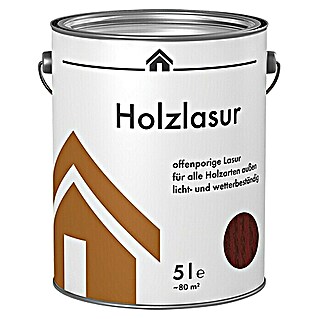 Holzlasur (Palisander, 5 l, Seidenglänzend)