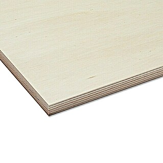 Sperrholzplatte Fixmaß (Pappel, 600 x 600 x 12 mm)