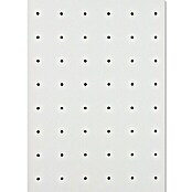 Lochplatte nach Maß (Weiß, Max. Zuschnittsmaß: 2.600 x 1.000 mm, Durchmesser Bohrung: 3 mm, Stärke: 3 mm)