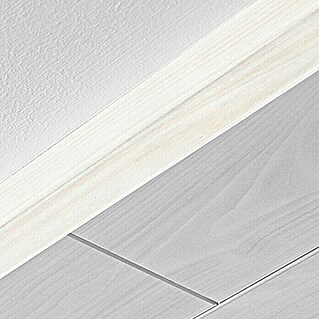 LOGOCLIC Winkelleiste Birnbaum Weiß (2,6 m x 35 mm x 35 mm)