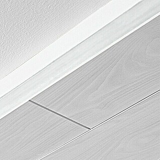 LOGOCLIC Winkelleiste Uni Weiß (2,6 m x 35 mm x 35 mm)