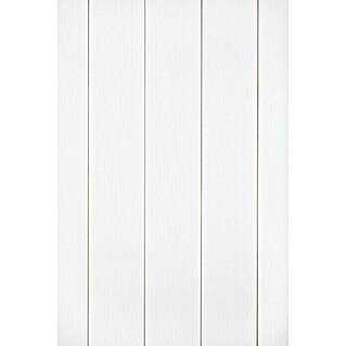 LOGOCLIC Decoration Panel obloga strukturirane  bijele boje (2.600 x 202 x 10 mm)