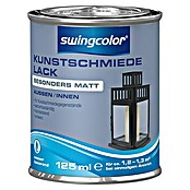 swingcolor Kunstschmiedelack (Schwarz, 125 ml, Stumpfmatt, Innen, Wasserbasiert)