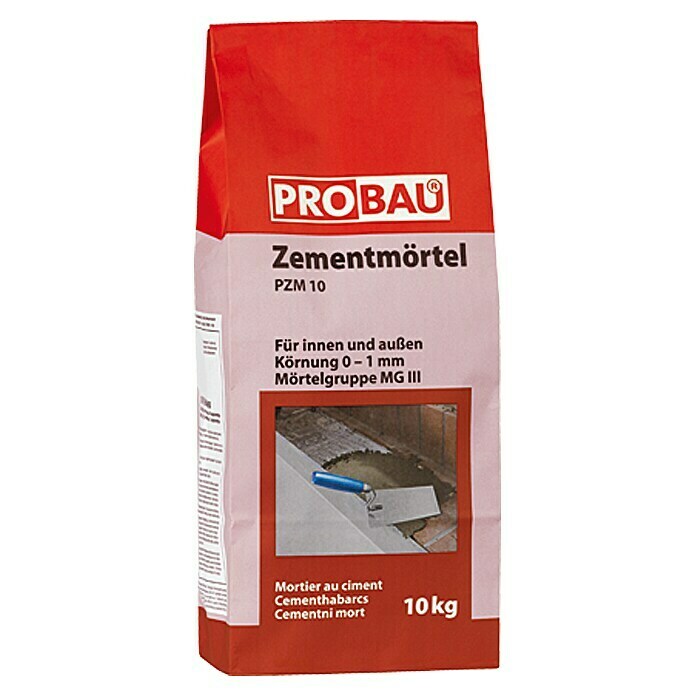 Probau Zementmörtel (10 kg, Chromatarm)
