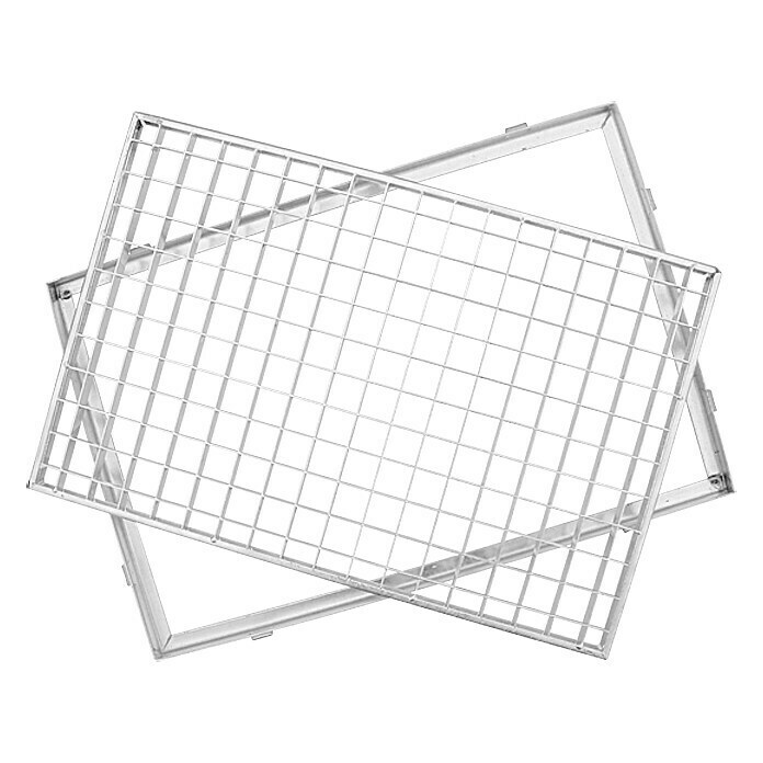 ACO Gitterrost mit Zarge (60 x 40 cm, Maschenweite: 30/30 mm)