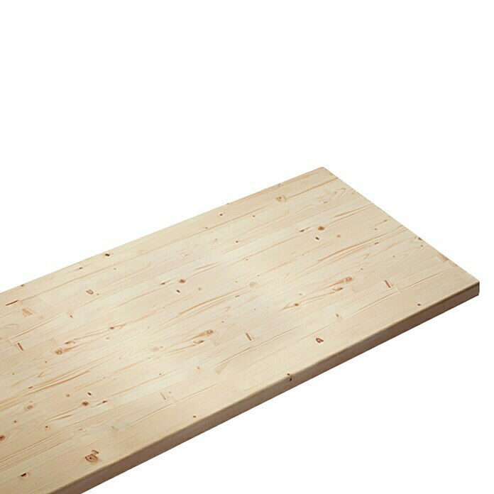 Massivholzplatte (Fichte, 150 x 60 x 4 cm)