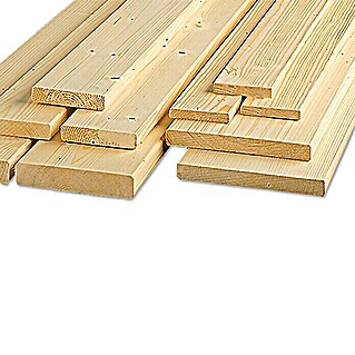 Tablas de madera maciza (L x An x Es: 300 cm x 14,4 cm x 19 mm, Abeto rojo/abeto)