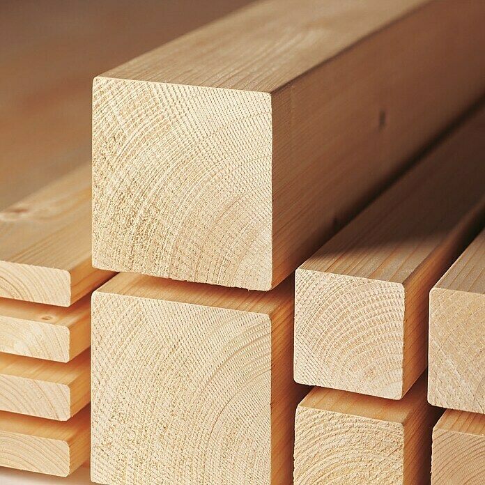 Holz Säule konisch 125 auf 165 x 2650 mm Garten & Heimwerken Baumarkt Bauelemente Holz 