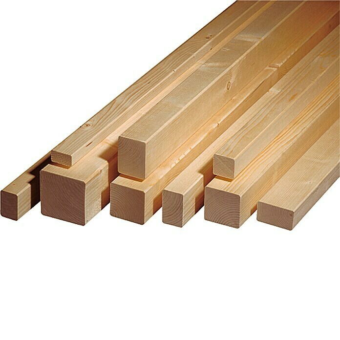 Rahmenholz (300 x 5,4 x 3,4 cm, Fichte/Tanne, Gehobelt)