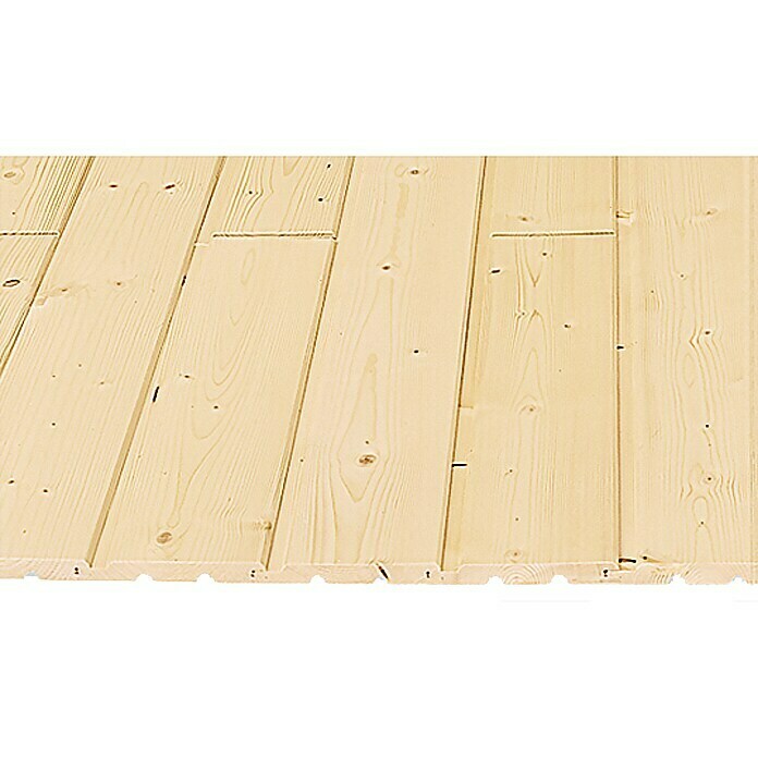 Profilholz (Fichte/Tanne, B-Sortierung, 250 x 12,1 x 1,4 cm)