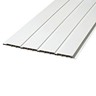 BaukulitVox Basic-Line Panel de revestimiento (Blanco, 3.000 x 255 x 10 mm)