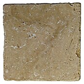 Antiek marmer Travertin (10 x 10 cm, Beige, Mat)